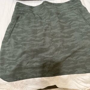 Orvis Olive Camouflage A-Line Skirt